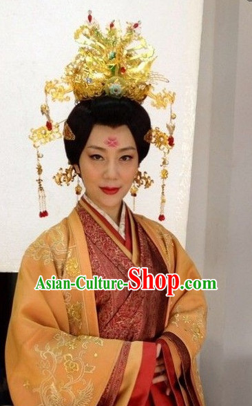 Ancient Chinese Traditional Style Queen Hair Jewelry Set