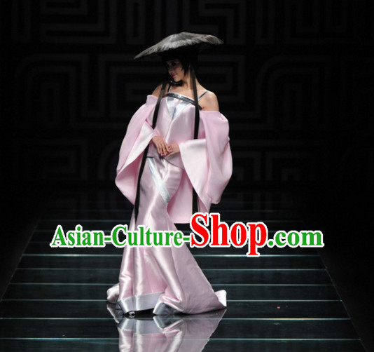 Asian Chinese Fashion Custom Tailored Custom Make Made to Order Chinese Style Custom Made Professional Stage Performance Costumes and Hair Decoration Headwear Complete Set