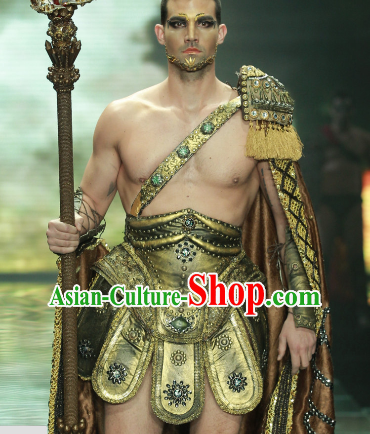 Asian Chinese Fashion Custom Tailored Custom Make Made to Order Chinese Style Fantasy Custom Made Professional Stage Performance Costumes and Hair Decoration Headwear Complete Set