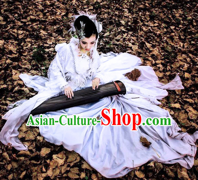 Sexy Imperial Royal Ancient Chinese Princess Clothing Complete Set for Women