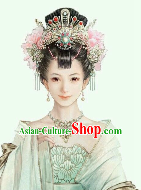 Ancient Chinese Imperial Royal Queen Hair Jewelry