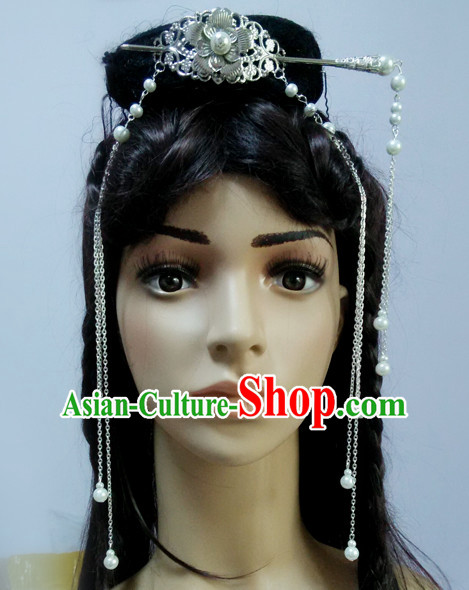 Ancient Chinese Imperial Royal Prince Hair Jewelry Crown