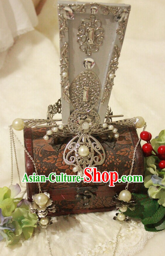 Ancient Chinese Imperial Royal Prince Hair Jewelry Crown