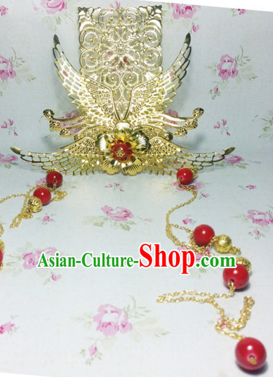 Ancient Chinese Imperial Royal Prince Hair Jewelry Crown