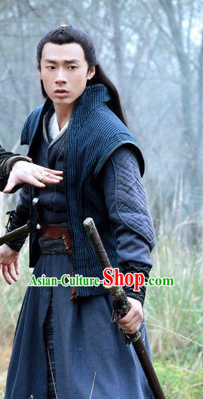 Chinese Knight Hanfu Dress Clothing National Dress Ancient China Clothing Traditional Chinese Outfit Chinese Costumes for Men