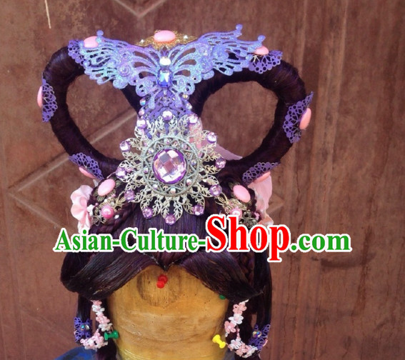 Ancient Chinese Imperial Royal Princess Hair Jewelry Headdress Hairpieces Hair Accessories