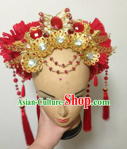 Ancient Chinese Imperial Royal Princess Hair Jewelry Headdress Hairpieces Hair Accessories