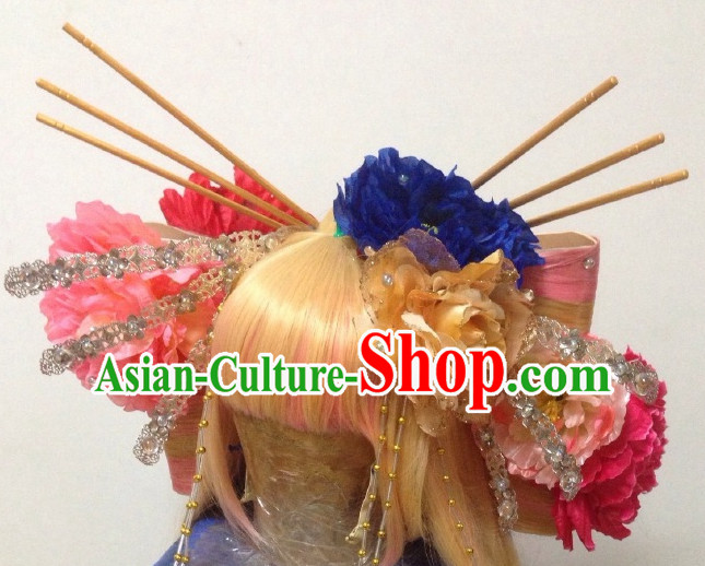 Ancient Chinese Imperial Royal Princess Hair Jewelry Headdress Hairpieces Hair Accessories