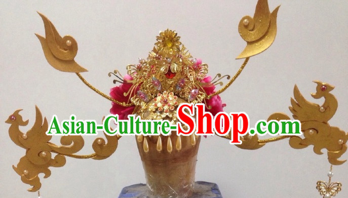 Ancient Chinese Imperial Royal Princess Hair Jewelry Headdress Hairpieces Hair Accessories