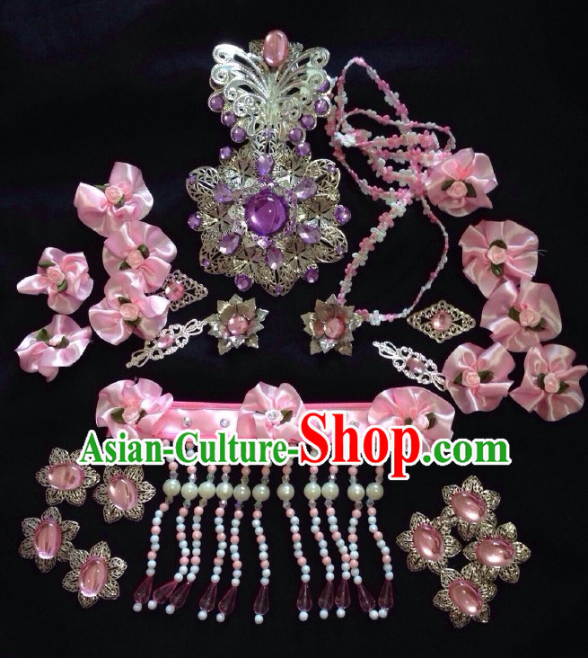 Ancient Chinese Imperial Royal Princess Hair Jewelry Headdress Hairpieces Hair Accessories