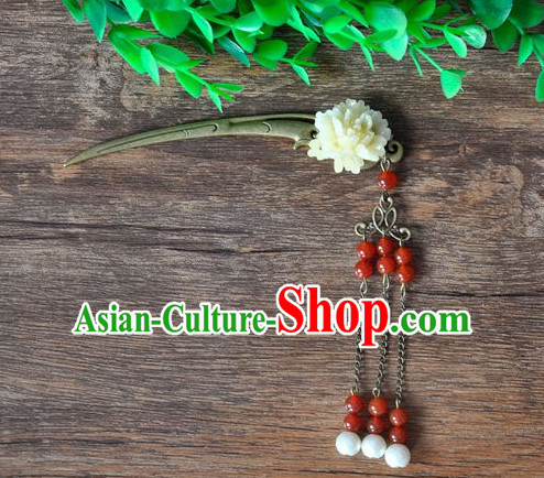 Chinese Traditional Ancient Imperial Hair Sticks Hair Ornaments Chopsticks Gold Hair Pins Hairsticks Oriental Asian Head Jewellery Hair Clips Hair pIeces Hair Style