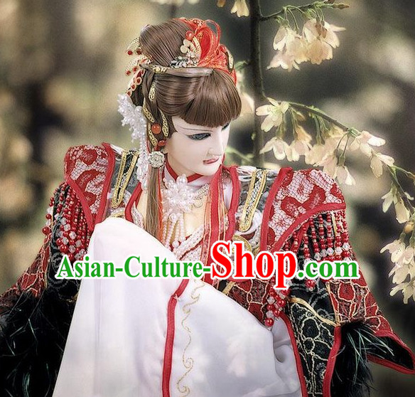 Ancient Chinese Imperial Royal Princess Hair Jewelry Headdress Hairpieces Hair Accessories