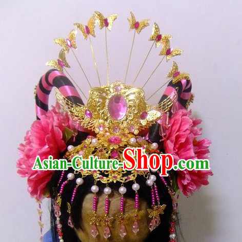 Ancient Chinese Imperial Royal Princess Hair Jewelry Headdress Hairpieces Hair Accessories