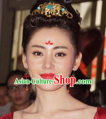 Chinese Traditional Ancient Imperial Hair Sticks Hair Ornaments Chopsticks Gold Hair Pins Hairsticks Oriental Asian Head Jewellery Hair Clips Hair pIeces Hair Style