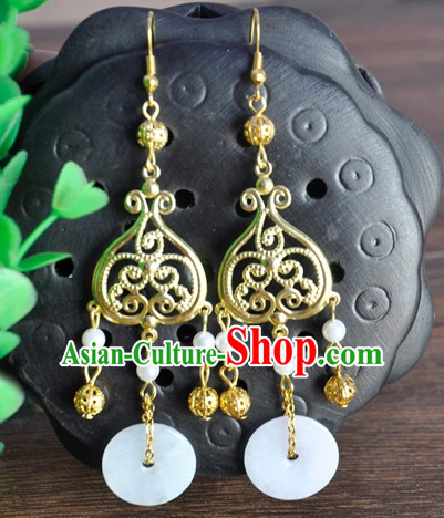 Handmade Chinese Traditional Ancient Imperial Empress Earrings