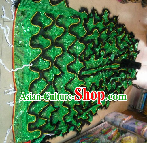 Chinese Traditional Lion Body Costumes Pants Claws Set