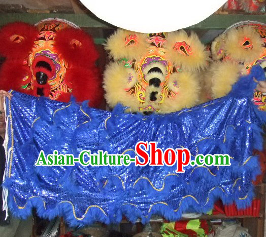 Chinese Traditional Lion Body Costumes Pants Claws Set