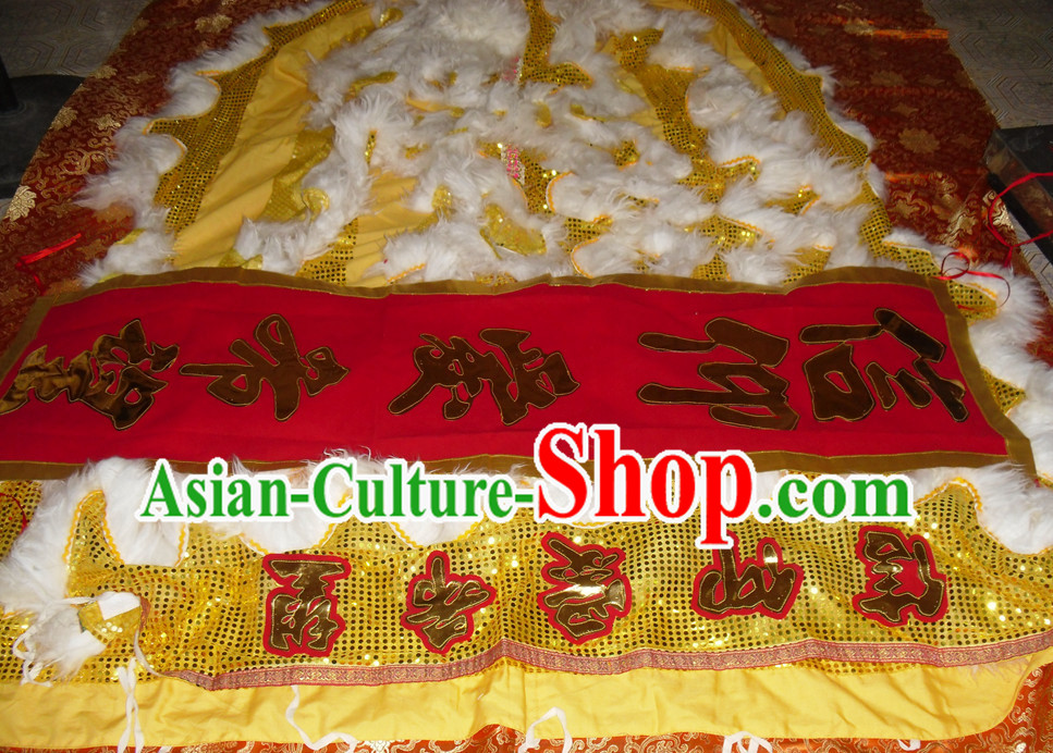 Top Asian Chinese Lion Dance Troupe Performance Suppliers Pants Equipments Art Instruments Lion Tail Costumes Set