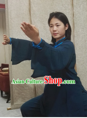 Top Chinese Traditional Martial Arts Tai Chi Kung Fu Gongfu Competition Championship Clothes Suits Uniforms