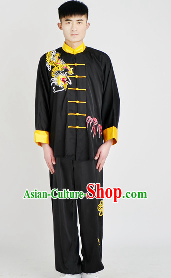 Chinese Classical Style Martial Arts Summer Wear Kung Fu Embroidered Uniforms for Men Women Children