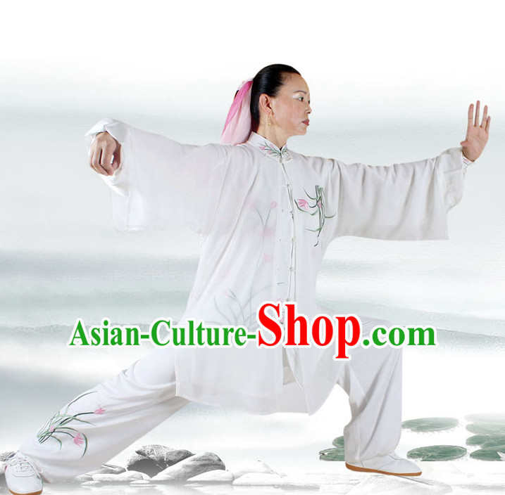 Tai Chi Pants Tai Chi Suit Apparel Suits Attire Robe Kung Fu Costume Chinese Kungfu Jacket Wear Dress Uniform Clothing Taijiquan Shaolin Chi Gong Taichi Suits