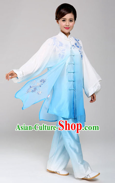 Top Tai Chi Pants Tai Chi Suit Apparel Suits Attire Robe Kung Fu Costume Chinese Kungfu Jacket Wear Dress Uniform Clothing Taijiquan Shaolin Chi Gong Taichi Suits