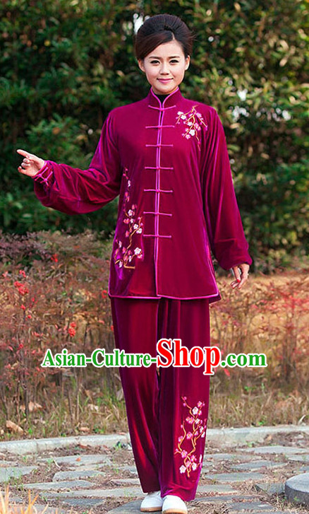 Top Tai Chi Pants Tai Chi Suit Apparel Suits Attire Robe Kung Fu Costume Chinese Kungfu Jacket Wear Dress Uniform Clothing Taijiquan Shaolin Chi Gong Taichi Suits for Men Women Kids