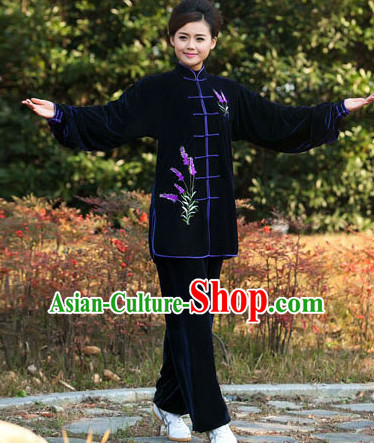 Top Tai Chi Uniforms Pants Tai Chi Suit Apparel Suits Attire Robe Kung Fu Costume Chinese Kungfu Jacket Wear Dress Uniform Clothing Taijiquan Shaolin Chi Gong Taichi Suits for Men Women Kids