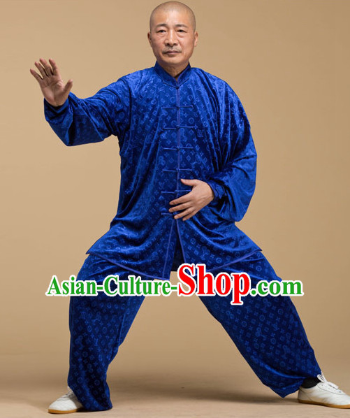 Top Tai Chi Uniforms Pants Tai Chi Suit Apparel Suits Attire Robe Kung Fu Costume Chinese Kungfu Jacket Wear Dress Uniform Clothing Taijiquan Shaolin Chi Gong Taichi Suits for Men Women Kids