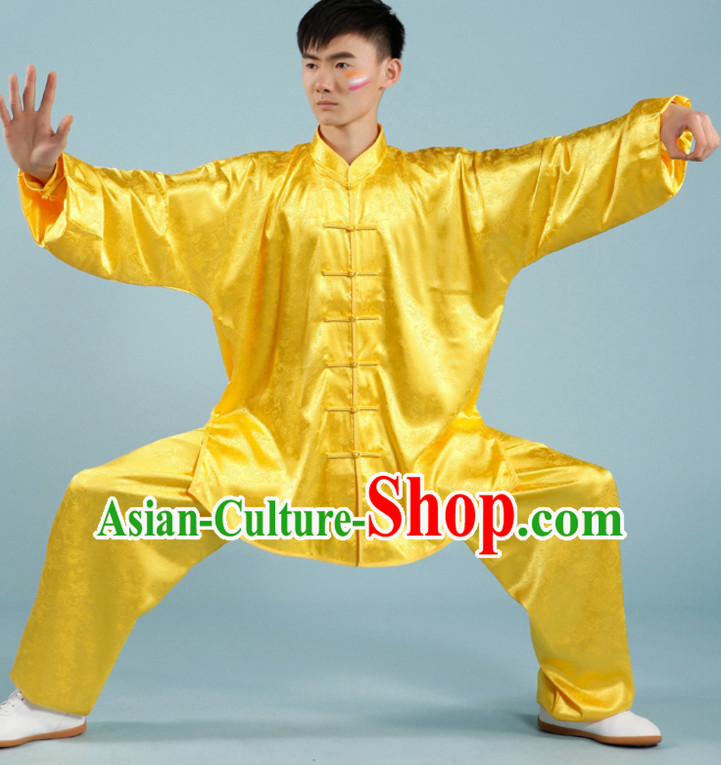 Top Tai Chi Uniforms Pants Tai Chi Suit Apparel Suits Attire Robe Kung Fu Costume Chinese Kungfu Jacket Wear Dress Uniform Clothing Taijiquan Shaolin Chi Gong Taichi Suits for Men Women Kids