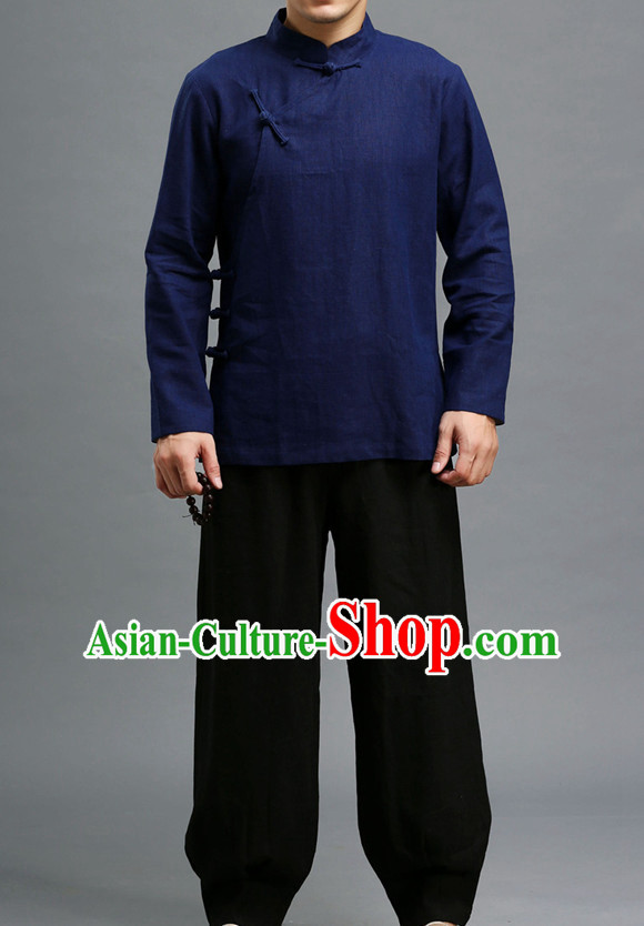 Top Tai Chi Uniforms Pants Tai Chi Suit Apparel Suits Attire Robe Kung Fu Costume Chinese Kungfu Jacket Wear Dress Uniform Clothing Taijiquan Shaolin Chi Gong Taichi Suits for Men Women Kids