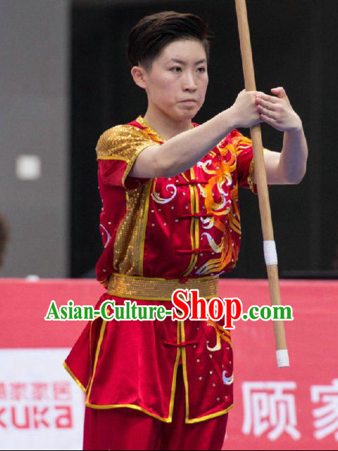 Top Kung Fu Competition Uniforms Pants Suit Taekwondo Apparel Karate Suits Attire Robe Championship Costume Chinese Kungfu Jacket Wear Dress Uniform Clothing Taijiquan Shaolin Chi Gong Taichi Suits for Men Women Kids