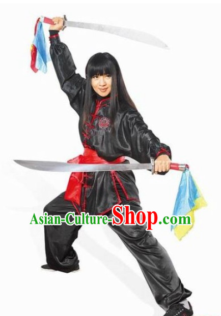 Top Kung Fu Competition Championship Uniforms Pants Suit Taekwondo Apparel Karate Suits Attire Robe Championship Costume Chinese Kungfu Jacket Wear Dress Uniform Clothing Taijiquan Shaolin Chi Gong Taichi Suits for Men Women Kids