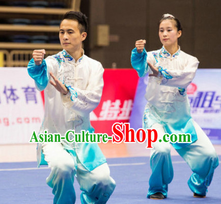 Top Color Changing Kung Fu Competition Championship Uniforms Pants Suit Taekwondo Apparel Karate Suits Attire Robe Championship Costume Chinese Kungfu Jacket Wear Dress Uniform Clothing Taijiquan Shaolin Chi Gong Taichi Suits for Men Women Kids