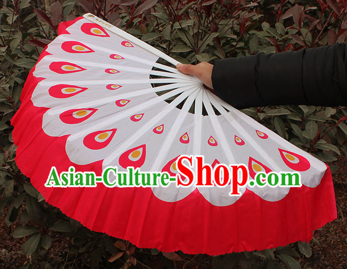 Traditional Peacock Dance Fan Dancing Fans