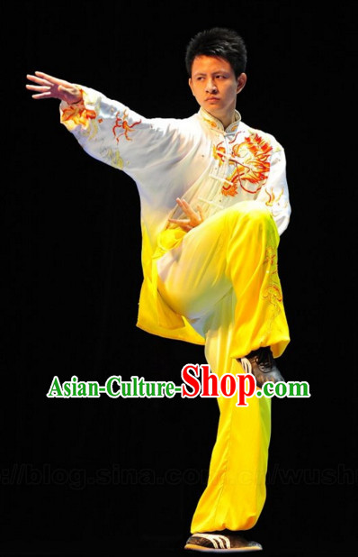 Top Kung Fu Competition Championship Uniforms Pants Suit Taekwondo Apparel Karate Suits Attire Robe Championship Costumes for Men Women Children