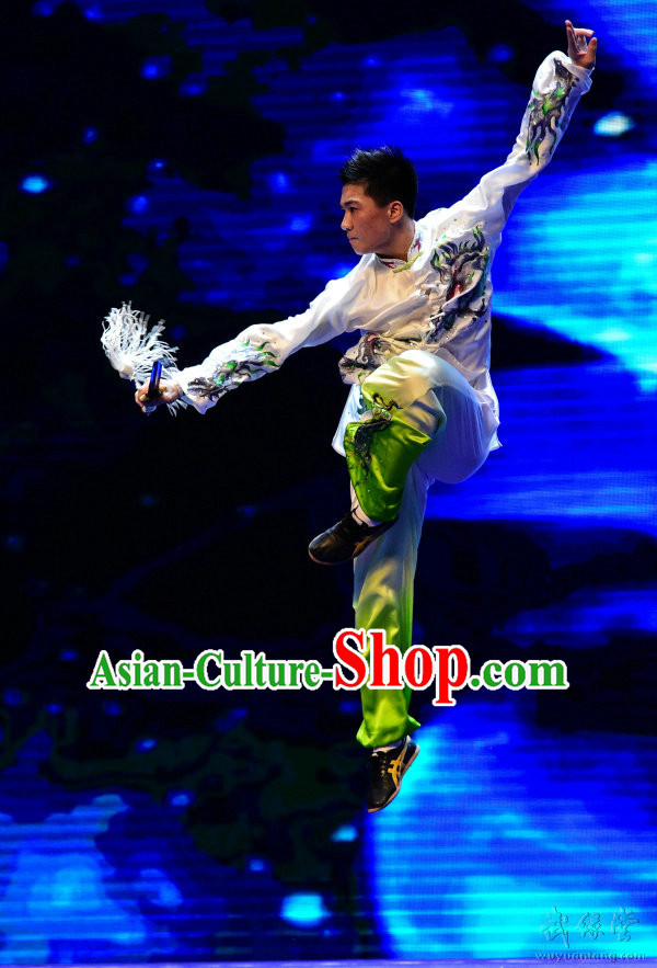 Top Kung Fu Competition Championship Uniforms Pants Suit Taekwondo Apparel Karate Suits Attire Robe Championship Costumes for Men Women Children