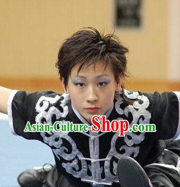 Top Kung Fu Competition Championship Uniforms Pants Suit Taekwondo Apparel Karate Suits Attire Robe Championship Costumes for Men Women Children