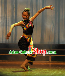 Chinese Traditional Ethnic Dancing Dress Dancewear Costumes Dancer Costumes Dance Costumes Chinese Dance Clothes Traditional Chinese Clothes Complete Set for Women