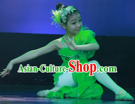 Chinese Traditional Big Events Enetertainment Dance Dress Dancewear Costumes Dancer Costumes Dance Costumes Chinese Dance Clothes Traditional Chinese Clothes Complete Set for Kids