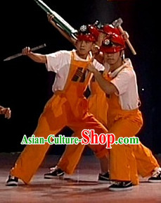 Chinese Stage Worker Dancing Dancewear Costumes Dancer Costumes Dance Costumes Chinese Dance Clothes Traditional Chinese Clothes Complete Set