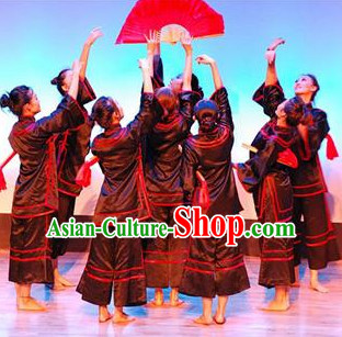 Chinese Stage Classical Dancing Dancewear Costumes Dancer Costumes Dance Costumes Chinese Dance Clothes Traditional Chinese Clothes Complete Set for Women Kids