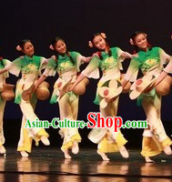 Chinese Stage Classical Dancing Dancewear Costumes Dancer Costumes Dance Costumes Chinese Dance Clothes Traditional Chinese Clothes Complete Set for Women Kids