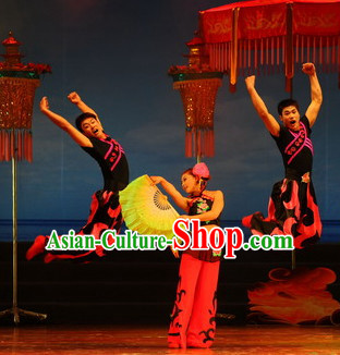 Chinese Stage Classical Dancing Dancewear Costumes Dancer Costumes Dance Costumes Chinese Dance Clothes Traditional Chinese Clothes Complete Set for Women Kids