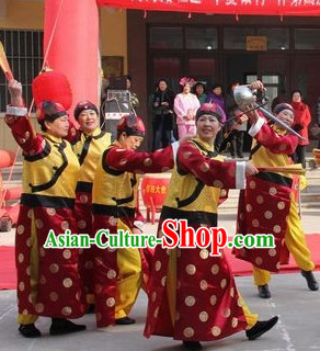 Chinese Stage Classical Dancing Dancewear Costumes Dancer Costumes Dance Costumes Chinese Dance Clothes Traditional Chinese Clothes Complete Set for Men Kids