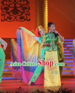 Chinese Stage Classical Dancing Dancewear Costumes Dancer Costumes Dance Costumes Chinese Dance Clothes Traditional Chinese Clothes Complete Set for Women Kids