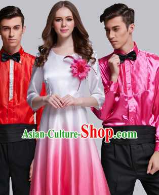 Chinese Traditional Stage Dancewear Costumes Dancer Costumes Dance Costumes Clothes Complete Set for Women Children