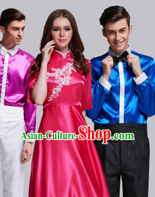 Chinese Traditional Stage Dancewear Costumes Dancer Costumes Dance Costumes Clothes Complete Set for Women Children