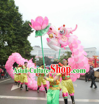 Most Beautiful Best Handmade Supreme Chinese Dragon Dance Costumes Complete Set