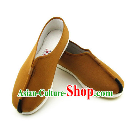 Top Black Chinese Traditional Tai Chi Shoes Kung Fu Shoes Martial Arts Shaolin Monk Shoes for Men or Women